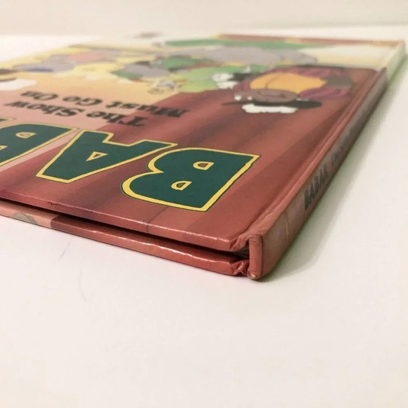 Vtg 1990 Babar The Show Must Go On  Jellybean Press Book - Picture 5 of 16